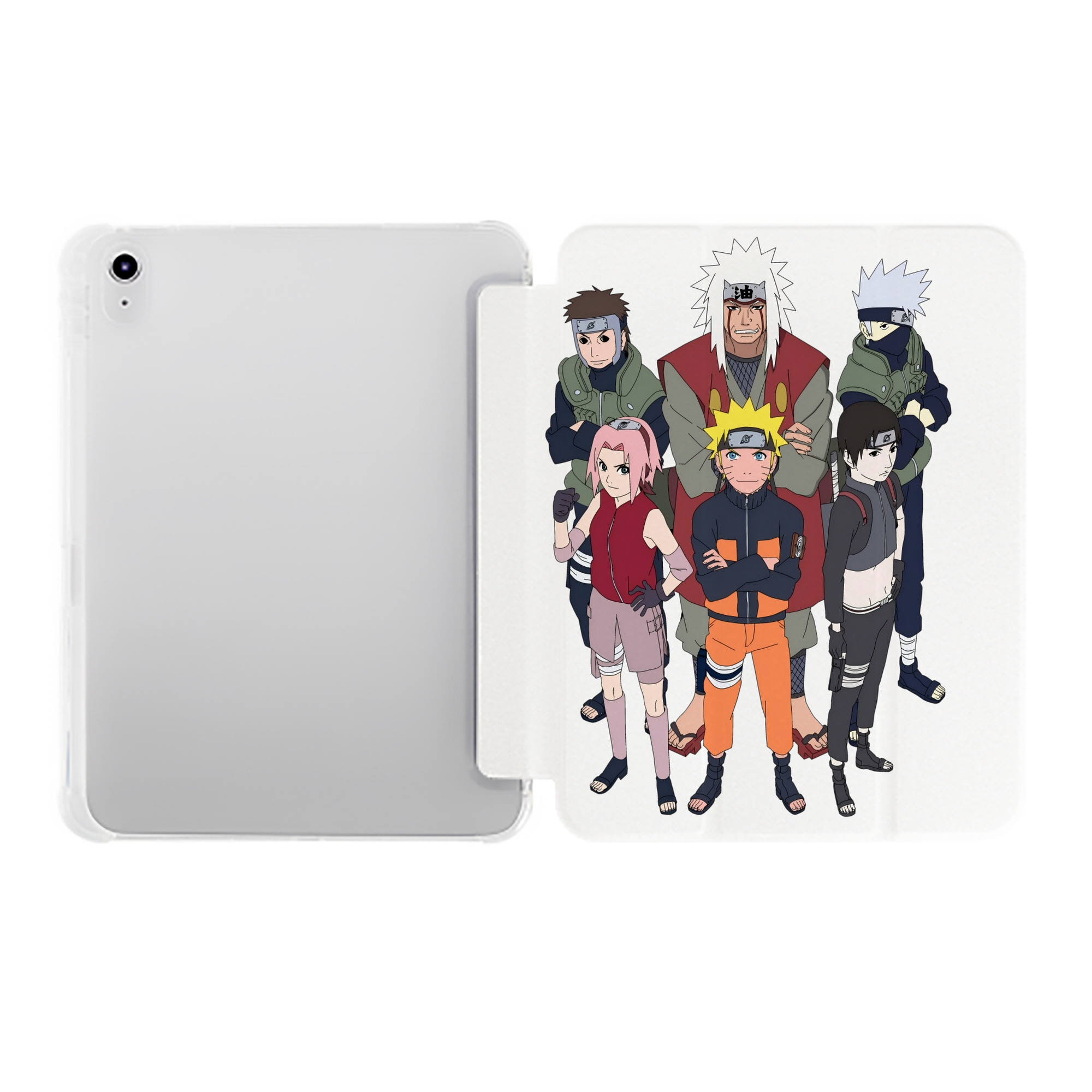 （画像用） NARUTO -ナルト- うずまき ナルト Uzumaki Naruto IPad ケース ペン収納付き 三つ折りスタンド PUレザー×シリコン 対応機種9.5/10.5/10.9インチ